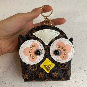 Brown Owl Key & Card Holder